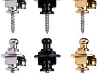 main image for ad Strap Locks, pair, for Electric or Acoustic guitar Black