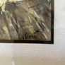 Vintage Original Owl Watercolour Professionally Framed 1970s Image 5
