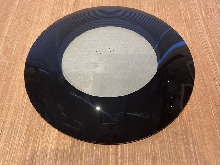 Black Glass Dome Shaped Photo Frame