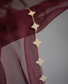 Gold Plated Zirconia Bracelet