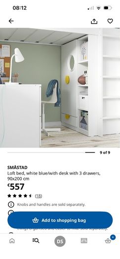 ikea high sleeper bed