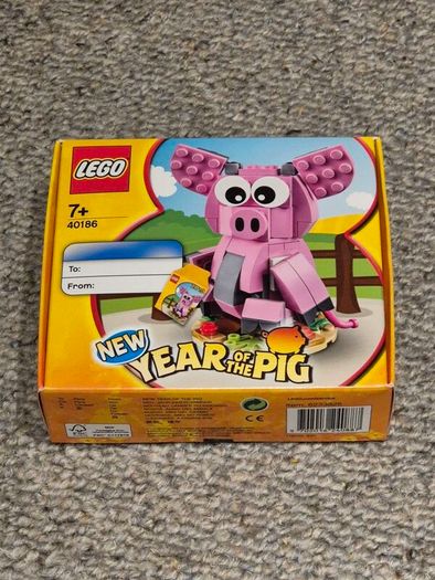 Lego Year of the Dragon, Rabbit, Tiger, Ox, Pig, Dog and Horse sets.