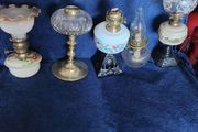 Vintage oil lamps