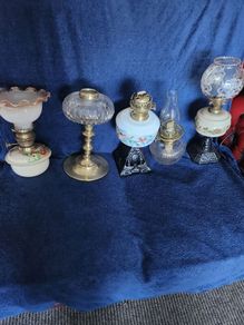 Vintage oil lamps