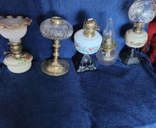 Vintage oil lamps
