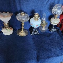 Vintage oil lamps