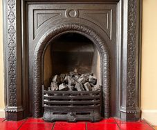 16" Gas fire insert