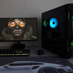 Full Setup Intel Core 10th Gaming PC | LG 24" FHD Monitor | 16GB | M.2 | MSI MAG | Digital Cooler | WiFi | Antec