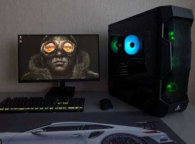 Full Setup Intel Core 10th Gaming PC | LG 24" FHD Monitor | 16GB | M.2 | MSI MAG | Digital Cooler | WiFi | Antec