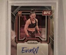 2023 Panini Prizm UFC Erin Blanchfield Auto RC Superstar Autograph PSA 10 Rookie