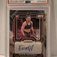 2023 Panini Prizm UFC Erin Blanchfield Auto RC Superstar Autograph PSA 10 Rookie
