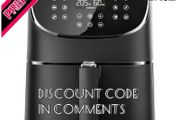 Air Fryers Oven, 5.5L XXL Oil Free Air Fryer 1700W with Rapid Air Technology for Healthy Fast Cooking &amp; 55% Energy-Saving, 11 Presets, LED Onetouch Screen, Nonstick Basket (FREE SHIPPING)