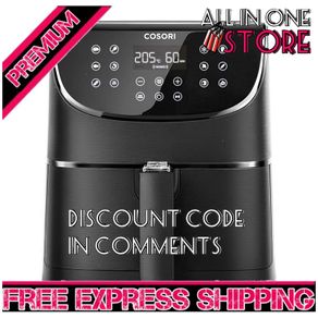 Air Fryers Oven, 5.5L XXL Oil Free Air Fryer 1700W with Rapid Air Technology for Healthy Fast Cooking & 55% Energy-Saving, 11 Presets, LED Onetouch Screen, Nonstick Basket (FREE SHIPPING)