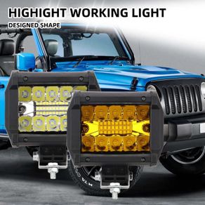 1PCS 12v Offroad Spot Flood Combo Work Light LED Light Bar Superbright 6000K for Car SUV 4x4 Boat ATV Barra LED Headlights