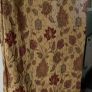 Large Heavy Vintage Style Floral Jaquard Drapes Image 9