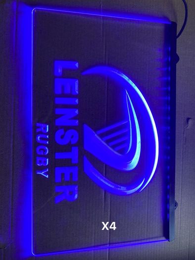 Leinster rugby wall light