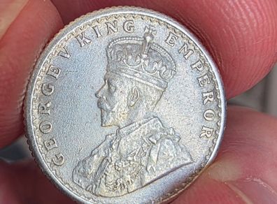 1936 1/4 silver rupee