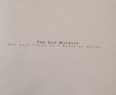 The God Machine - One Last Laugh In A Place Of Dying