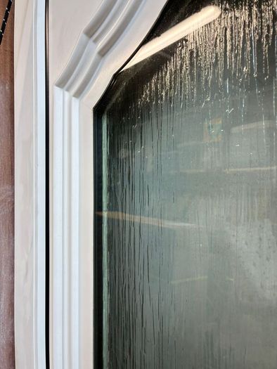 White PVC door & frame