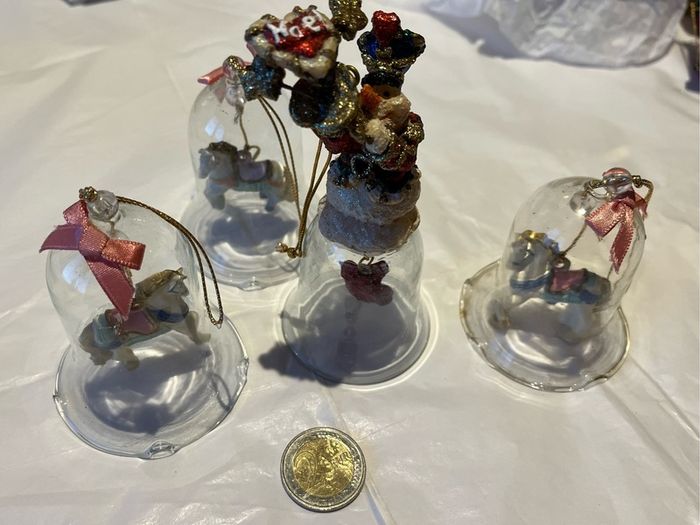 Christmas Glass bell ornaments