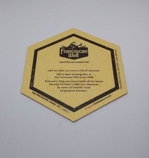 Franciscan Well Brewery : Crafted For Character - Beer Mat/Coaster