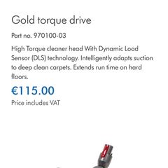Dyson v11 vacuum bundle new in box 1. main body and cyclone 2. gold torque drive 3.charger