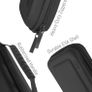 Carry Case Compatible with Nintendo Switch and New Switch OLED Console - Black Protective Hard Portable Travel Carry Case Shell Pouch with Pockets for Accessories and Games (FREE POSTAGE) Image 3