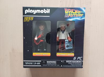 Back to the Future Marty & Doc Playmobil Figures BRAND NEW