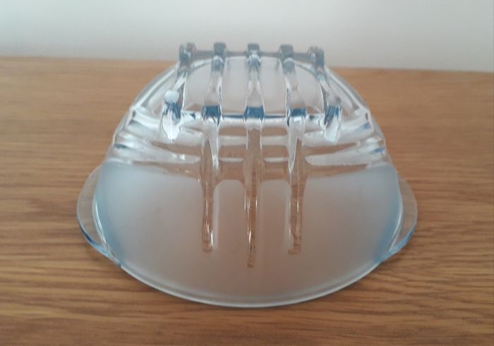 Art Deco - Small - Frosted Glass Dish