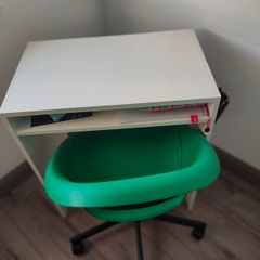 Ikea desk and chair