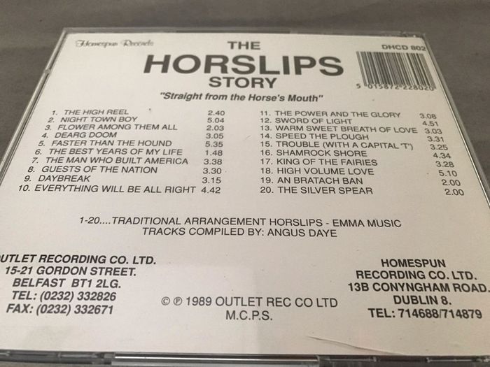 The Horselips Story - "Straight From The Horses Mouth"    CD