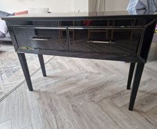 Black Hall Table