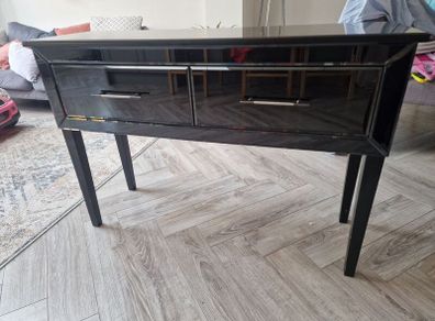 Black Hall Table