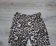 soft leopard print shorts