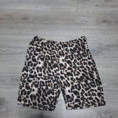 soft leopard print shorts
