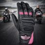 Women's Premium Genuine Leather Motorcycle Gloves Breathable Touring, Racing & Street Bike Gloves Image 5