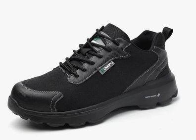 Jiefu Mens Sfety Shoes with Steel toe Caps  Size 38 (6)