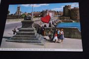 Ireland Postcard : The Treaty Stone , King John's Castle and River Shannon , Limerick City - 1960s