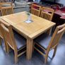 Solid wood table and 6 chairs Image 6