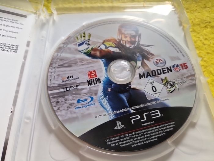 Madden NFL 15 2015 PlayStation3 Ps3 games Original