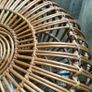 Vintage wicker ottoman Image 3