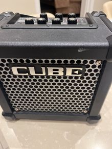 roland cube and microphone