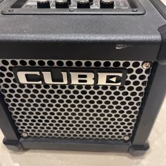 roland cube and microphone