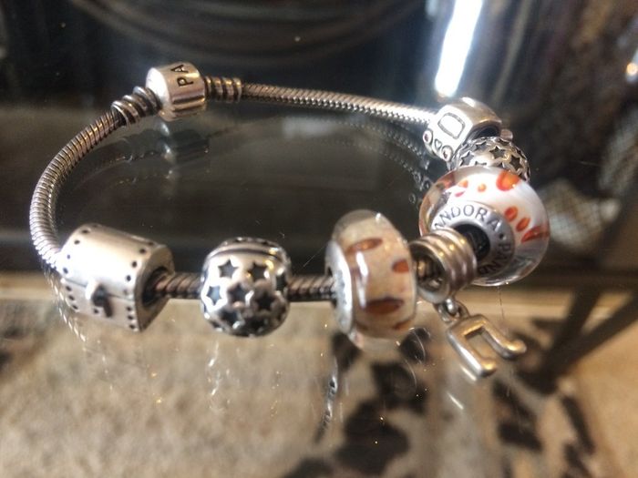 Pandora Genuine Oxidised Charm Bracelet