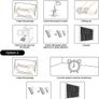 48 Pack Acoustic Foam Panels, 2.5 X 30 X 30cm/1" X 12" X 12" Studio Soundproofing Wedges Fire Resistant Sound Proof Padding Acoustic Treatment Foam (FREE POSTAGE) Image 5