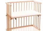 86 x 43 x 79 cm  solid beech wood Bedside Bed baby bed