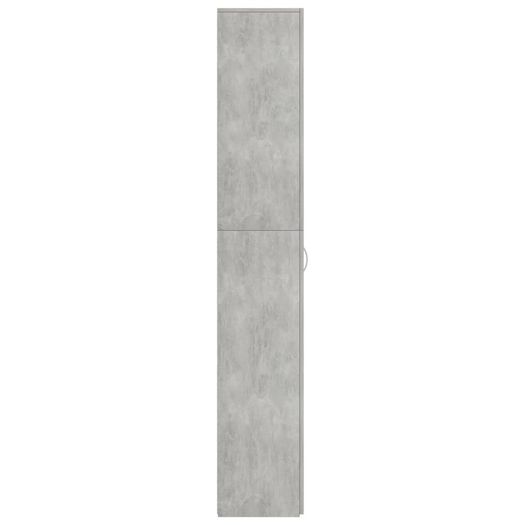 Office Cabinet Concrete Grey 60x32x190 cm Chipboard