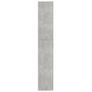 Office Cabinet Concrete Grey 60x32x190 cm Chipboard Image 6