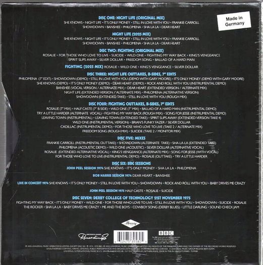 Thin Lizzy - 74-75 - Night Life & Fighting - Deluxe box set