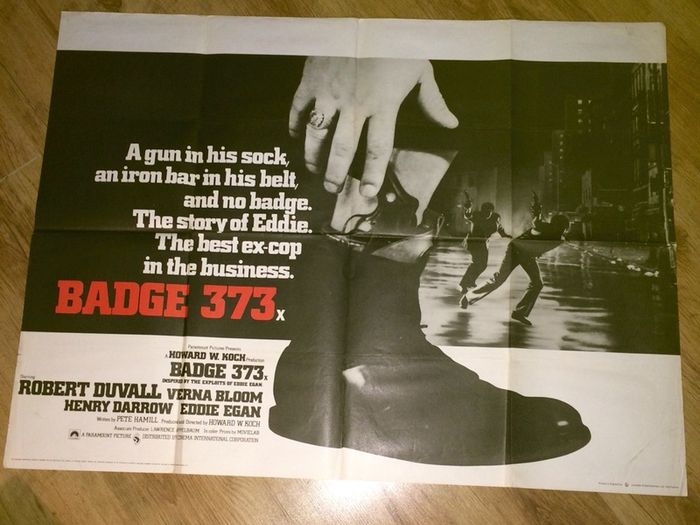 Badge 373 quad poster